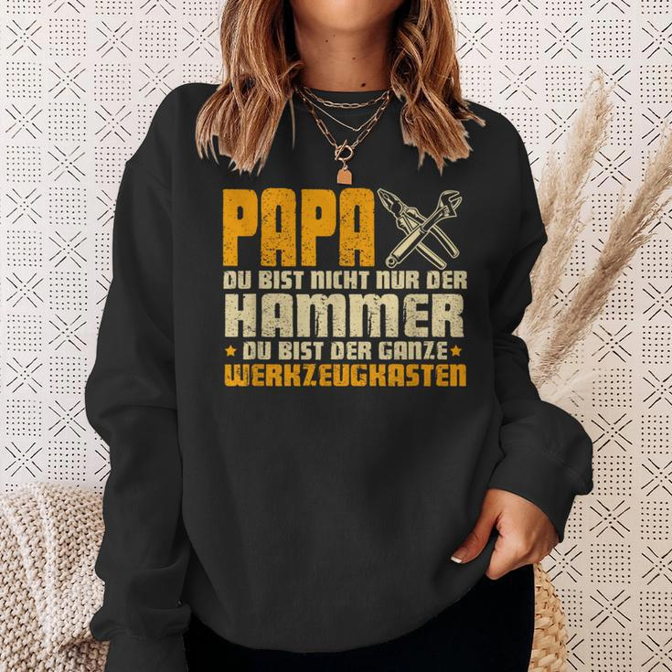 Papa Bist Der Whole Werkzeugkasten Father's Day Sweatshirt Geschenke für Sie