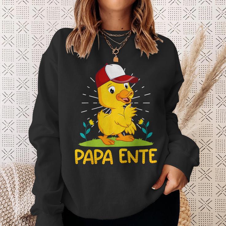 Papa Ente Entenliebhaber Männer Enten Sweatshirt Geschenke für Sie