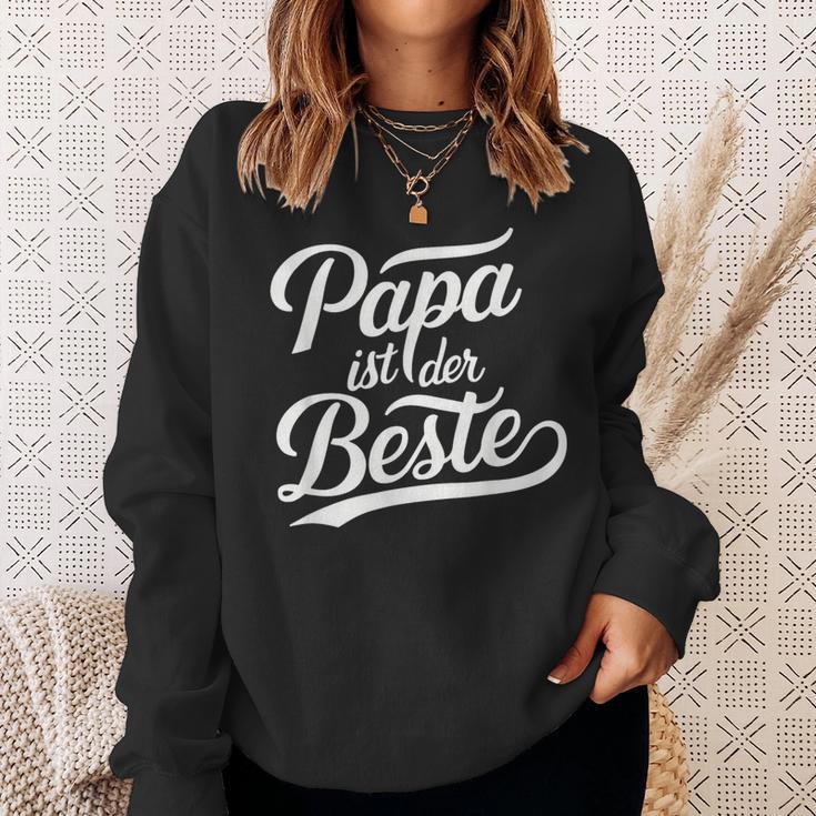 Papa Ist Der Beste -Atertag Geburtstag Bester Lustig Sweatshirt Geschenke für Sie