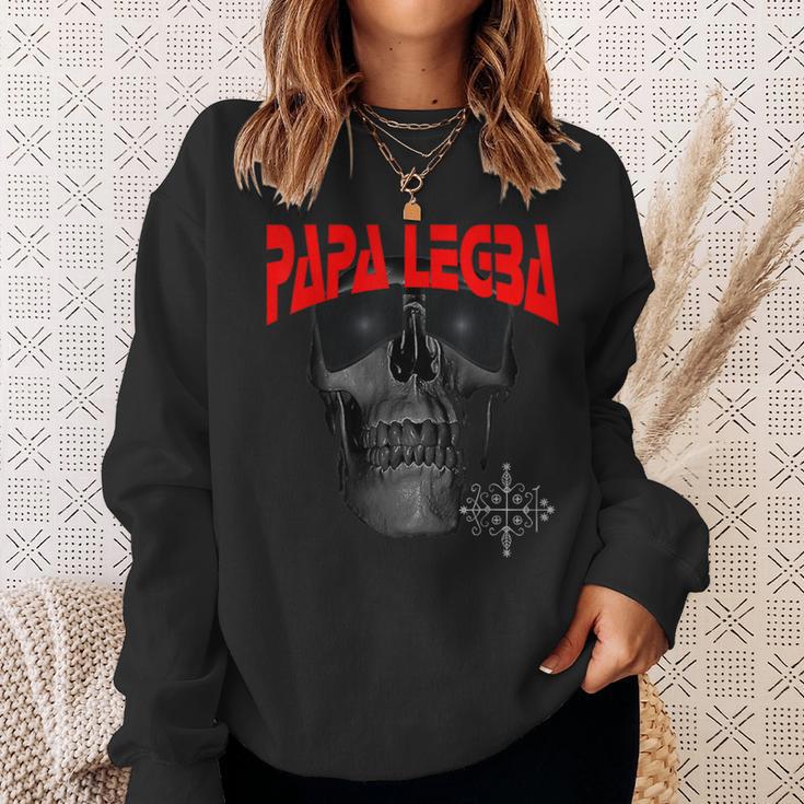 Papa Legba Lwa Papa Legbaoodoo Hoodo Loaeve S Sweatshirt Geschenke für Sie