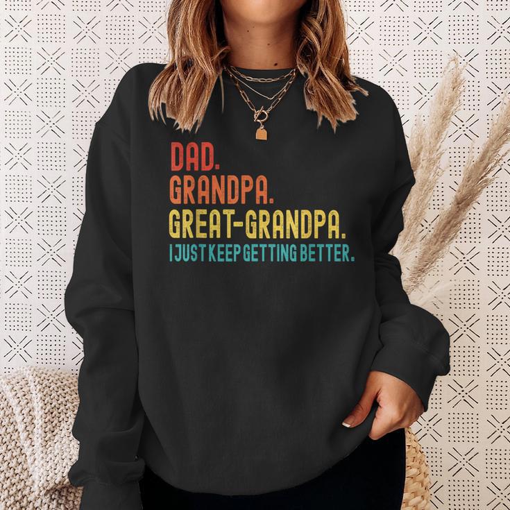 Papa Opa Uropa Lustiger Großvater Zumatertag Sweatshirt Geschenke für Sie