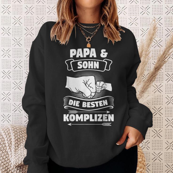 Papa Sohn Die Beste Komplizen Black S Sweatshirt Geschenke für Sie