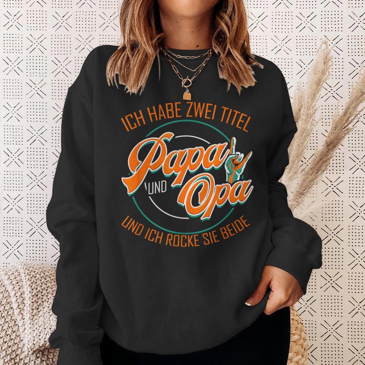 Papa Und Opa Bester Großvater Ehemann Füratertag Dadater Sweatshirt Geschenke für Sie