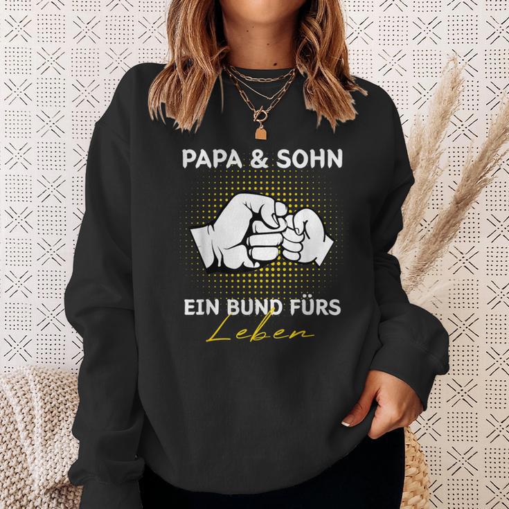 Papa Und Sohn Ein Bund Für Leben Father Son Father's Day S Sweatshirt Geschenke für Sie