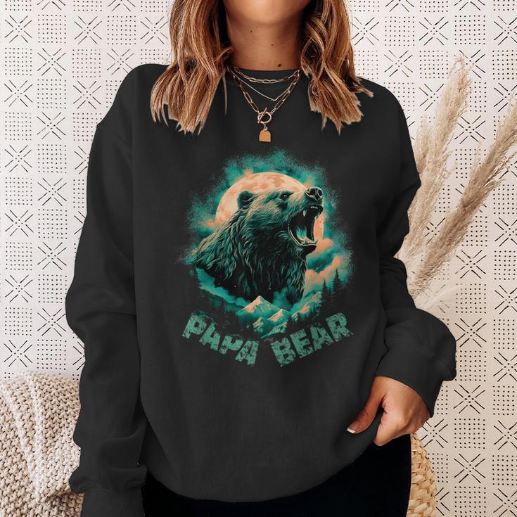 Papaati Bär Beschützer Ehemannater Familieatertag Sweatshirt Geschenke für Sie