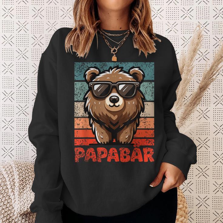 Papabäratertag Bester Papa Bär Sweatshirt Geschenke für Sie