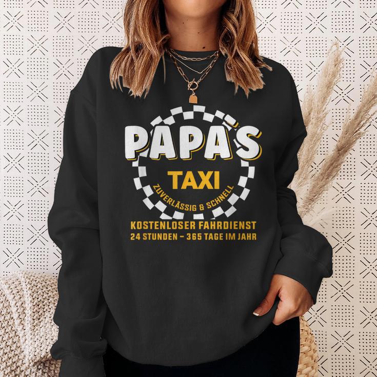 Papa's Taxi Chauffeur Auto Fahrt Bringt Und Holen Sweatshirt Geschenke für Sie