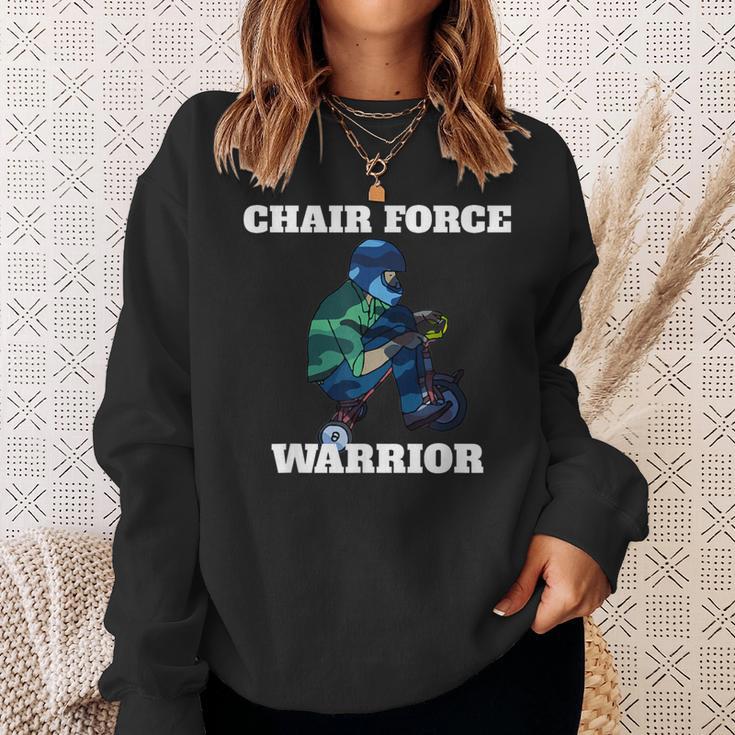 Parody Military Chair Force One Sweatshirt Gifts for Her