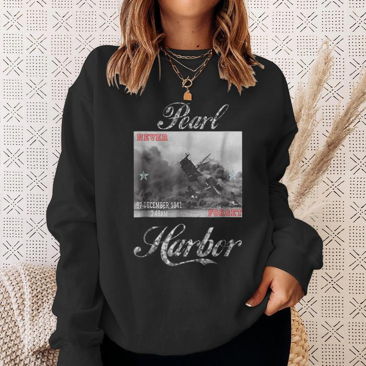 Pearl HarborNavy Veteran Sweatshirt Gifts for Her