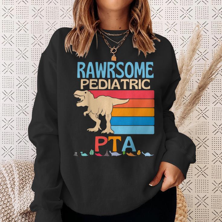 Pediatric Pta Are Awesome Personal Therapy Dinosaur Sweatshirt Gifts for Her