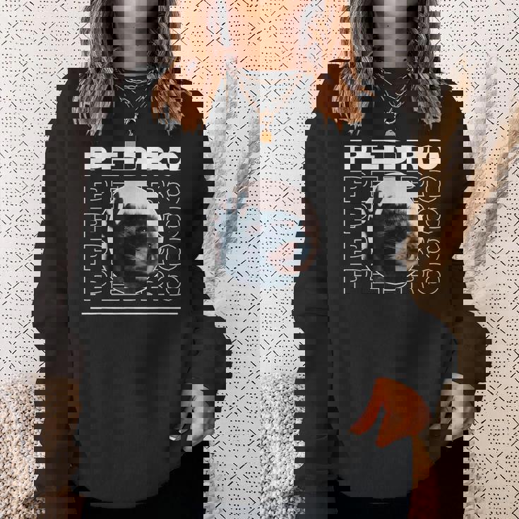 Pedro Raccoon Dancing Meme Sweatshirt Gifts for Her