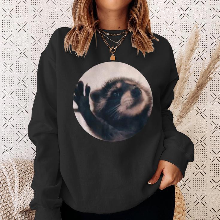 Pedro Racoon Dance Popular Internet Meme Mapache Dance Sweatshirt Gifts for Her