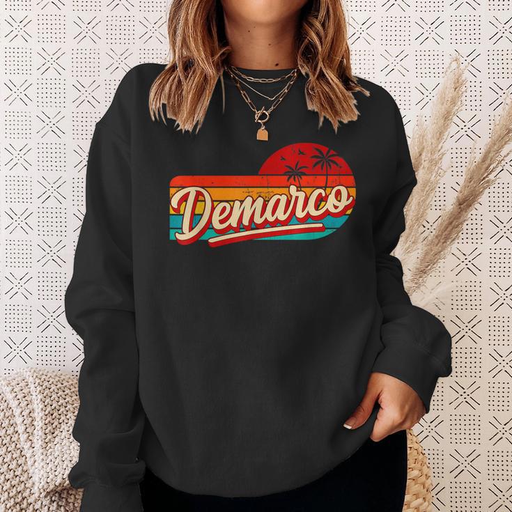 Personal Name Demarco Retro Vintage First Name Demarco Sweatshirt Gifts for Her