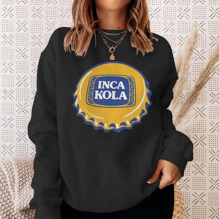 Peru Soda Bottle Inca Kola Bubble Gum Drinks Food Sweatshirt Gifts for Her