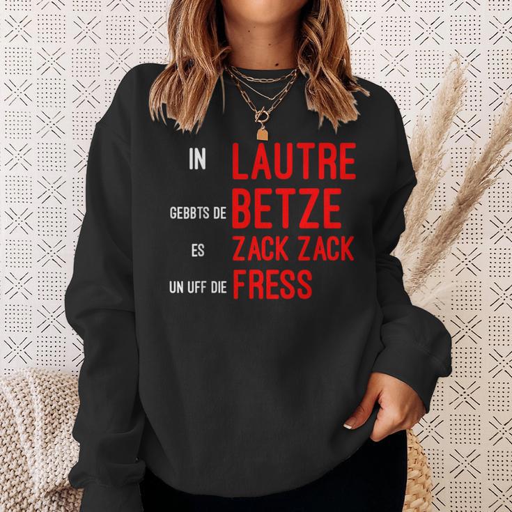 Pfalz Heimatliebe & Betze Fresse Schwarzes Sweatshirt für Lautre Fans Geschenke für Sie