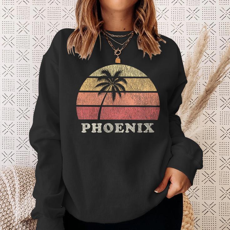 Phoenix Az Vintage 70S Retro Throwback Sweatshirt Gifts for Her