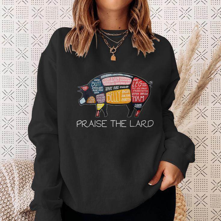 Pig Bacon Praise The Lard Sweatshirt Gifts for Her