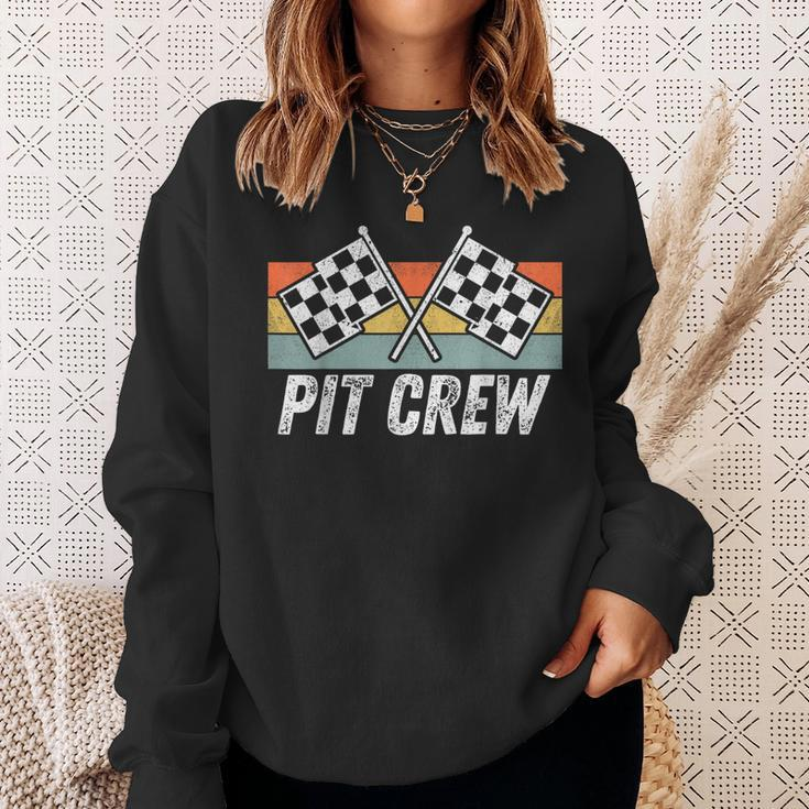 Pit Crew Costume For Race Car Parties Vintage Sweatshirt Gifts for Her