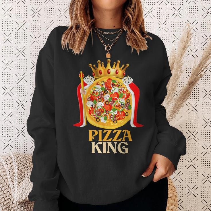 Pizza King Hemd Für Pizzaliebhaber Süße Pizza Sweatshirt Geschenke für Sie