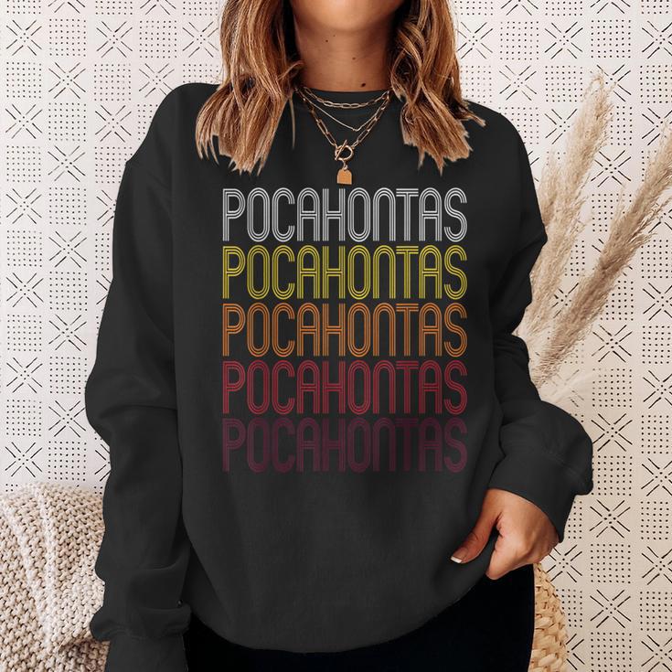 Pocahontas Ia Vintage Style Iowa Sweatshirt Geschenke für Sie