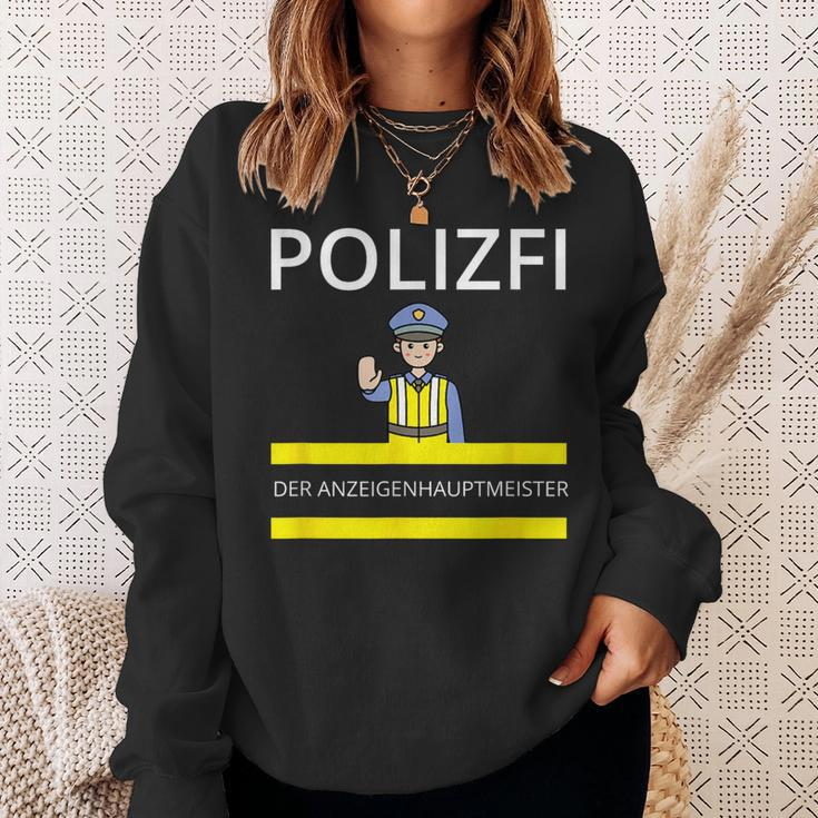 Polizfi Der Anzeigenhauptmeister Distributes Nodules Meme Sweatshirt Geschenke für Sie