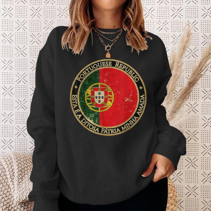 Portugal Portugiesische Kleidung Portugal Damen Sweatshirt Geschenke für Sie