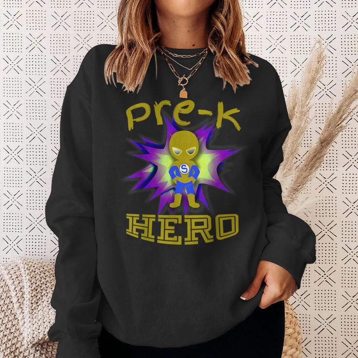 Pre-K Hero SuperheroSweatshirt Gifts for Her