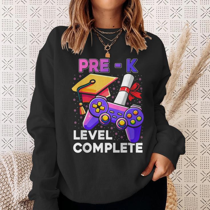 Prek Level Complete Gamers Last Day Of Pre K Graduate Sweatshirt Gifts for Her