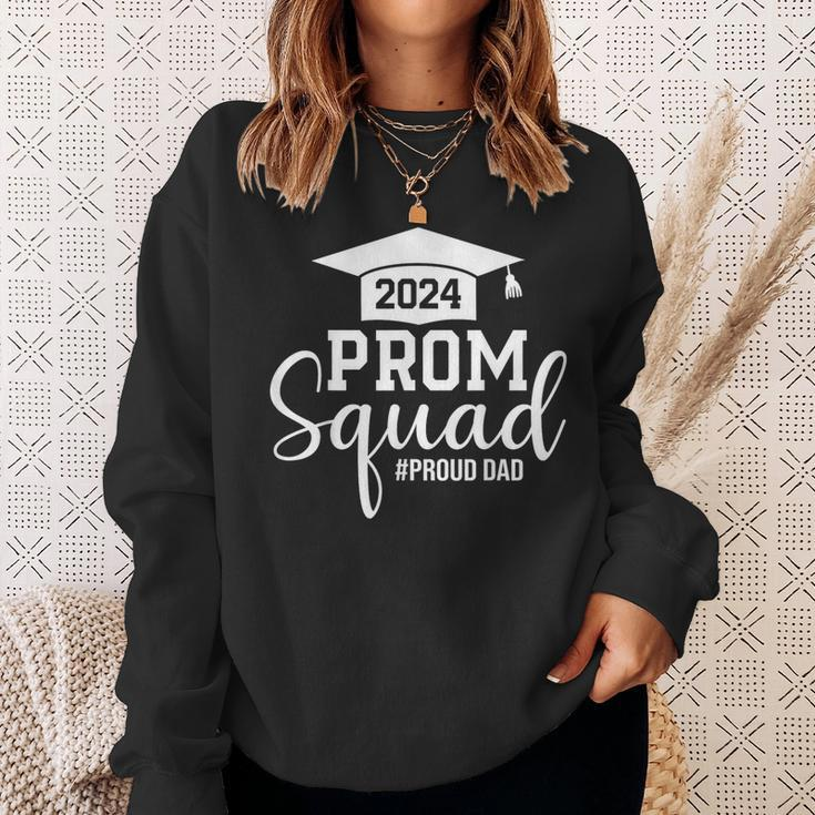 Prom Squad 2024 Graduation Prom Class Of 2024 Proud Dad Sweatshirt Gifts for Her