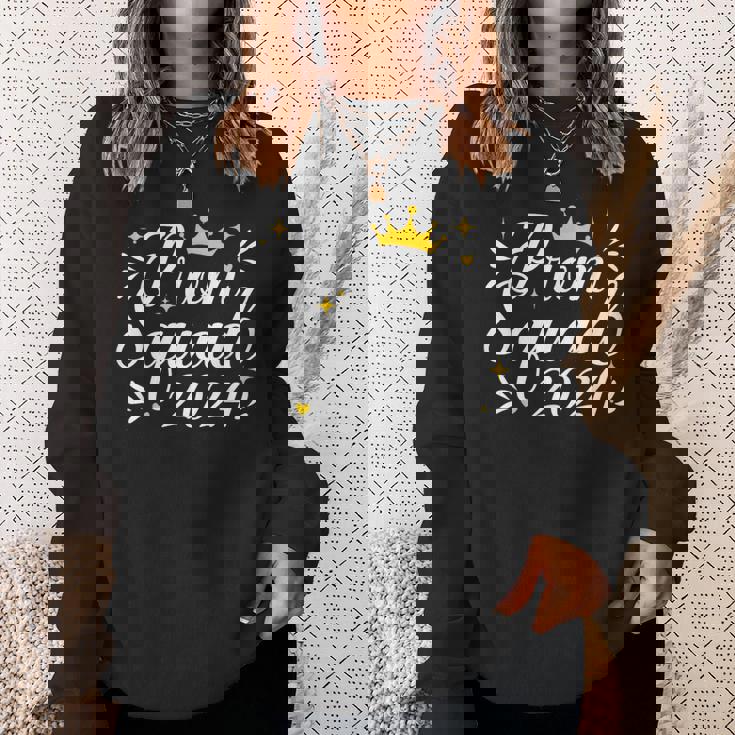 Prom Squad Senior 2024 Prom Graduation Matching Party Sweatshirt Gifts for Her
