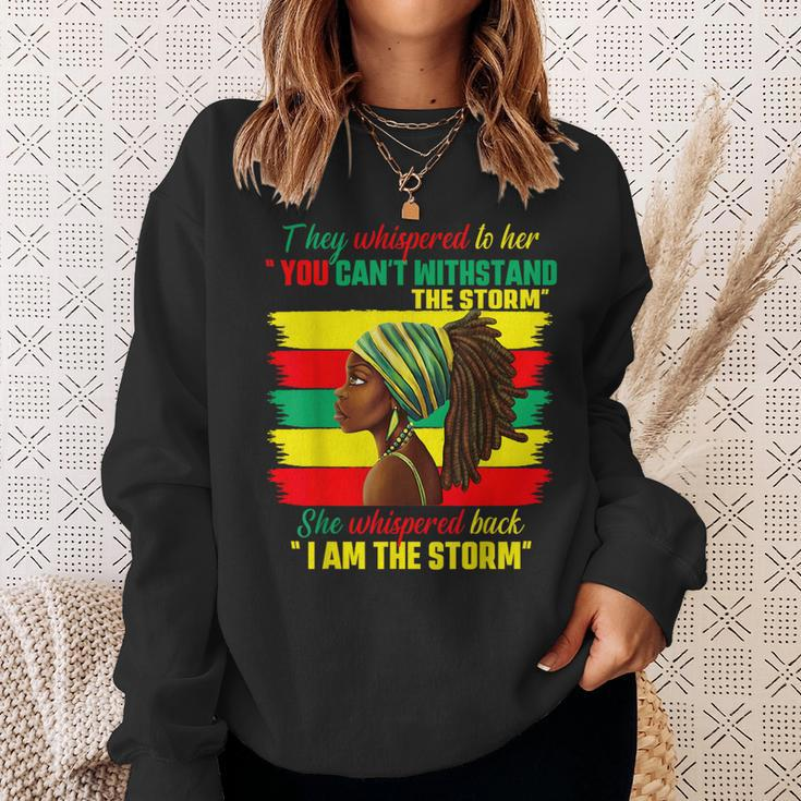 Proud Black African American Ladies Black History Month Sweatshirt Gifts for Her