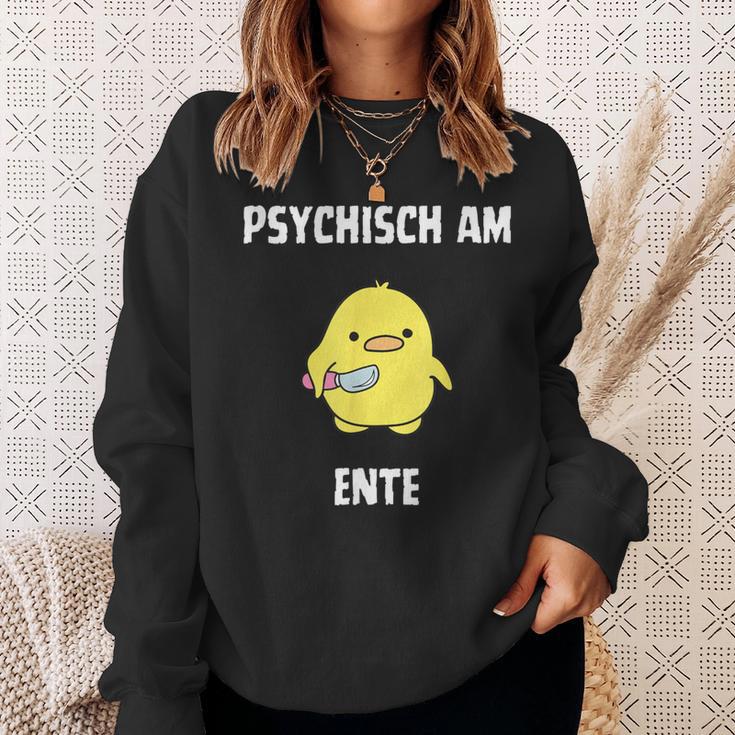 Psychisch Am Ente Fun Sweatshirt Geschenke für Sie