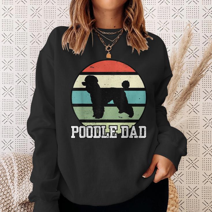 Pudel Papa I Retro Pudel Sweatshirt Geschenke für Sie