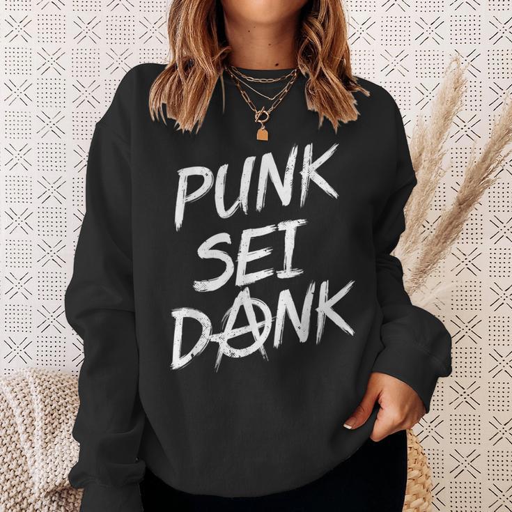 Punk Anarchy Slogan Sweatshirt Geschenke für Sie