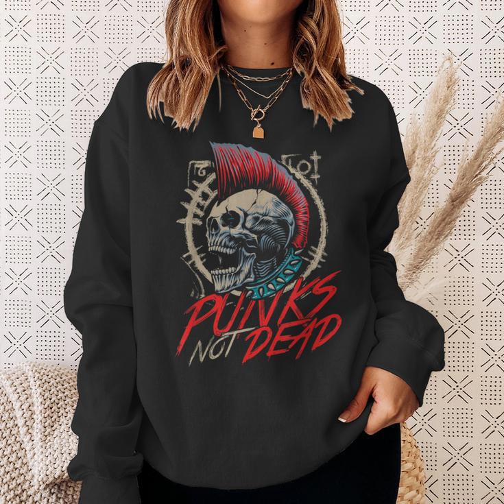 Punks Nicht Tot Rocker Punker Punk Rock Music S Sweatshirt Geschenke für Sie