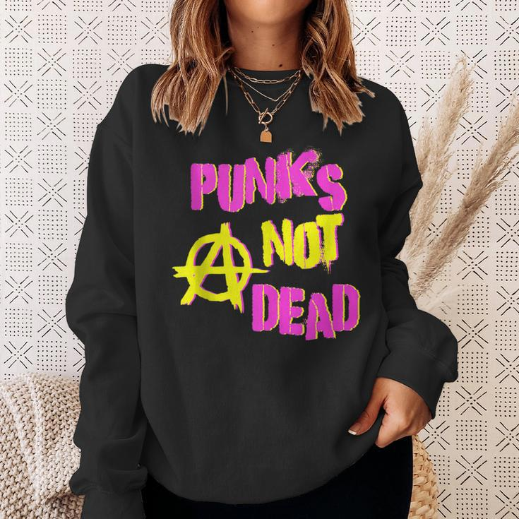 Punk's Not Dead Sweatshirt Gifts for Her