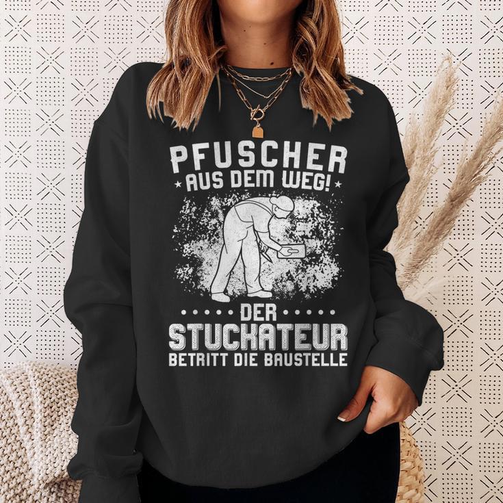 Puscher Aus Dem WegErputzer Plaster Stuckateur S Sweatshirt Geschenke für Sie