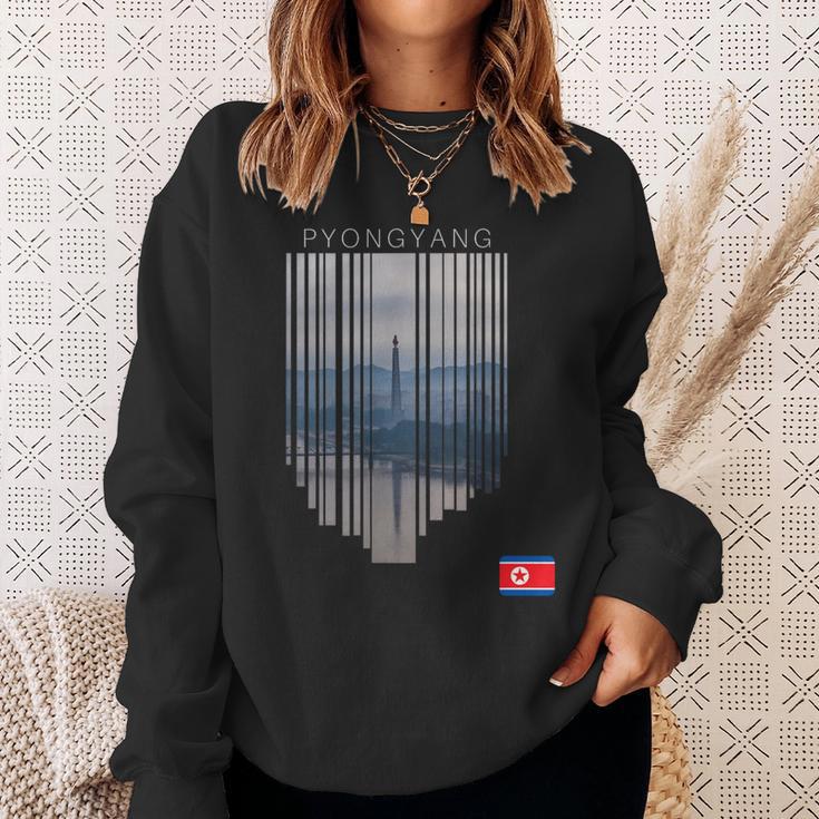 Pyongyang North Korea Flag Sweatshirt Geschenke für Sie