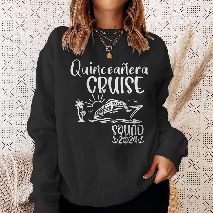 Quinceañera Cruise Squad 2024 Holiday Trip Family Matching Sweatshirt Gifts for Her
