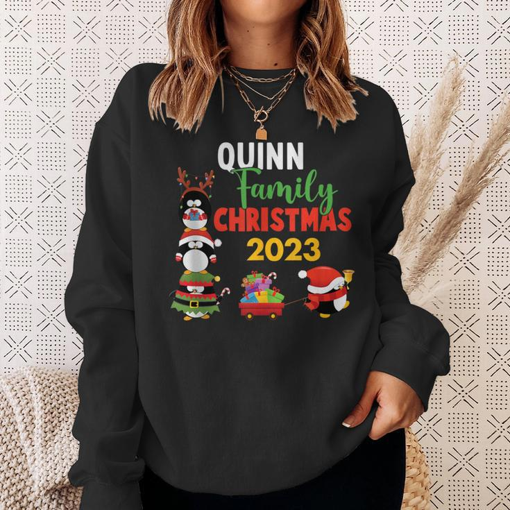 Quinn Family Name Quinn Family Christmas Sweatshirt Gifts for Her