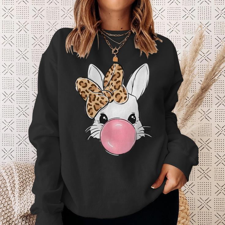 Rabbit Leopard Girls Sweatshirt Gifts for Her