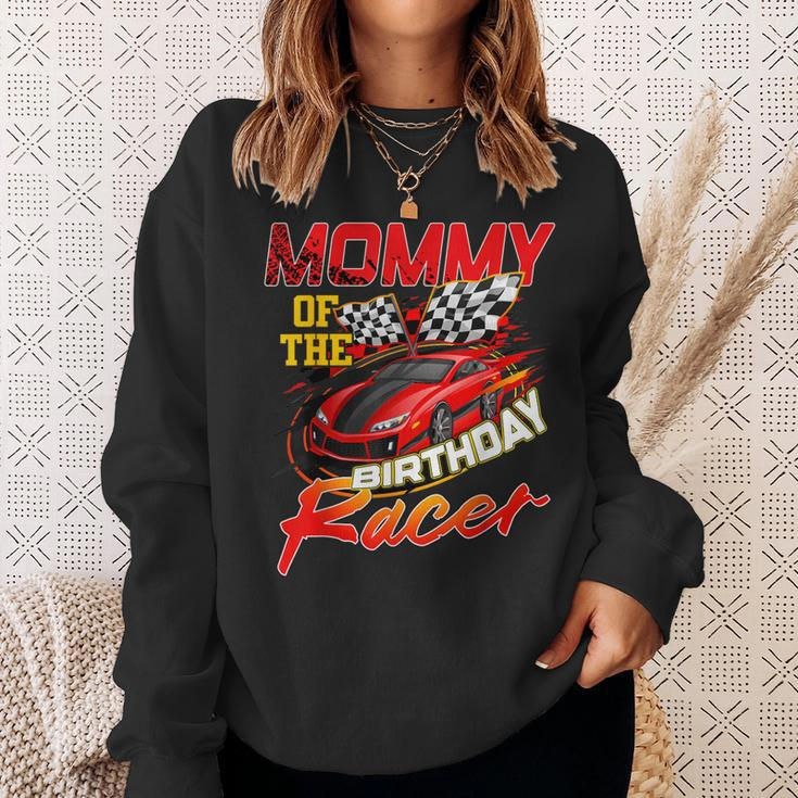 Race Car Party Mommy Of The Birthday Racer Racing Family Sweatshirt Gifts for Her