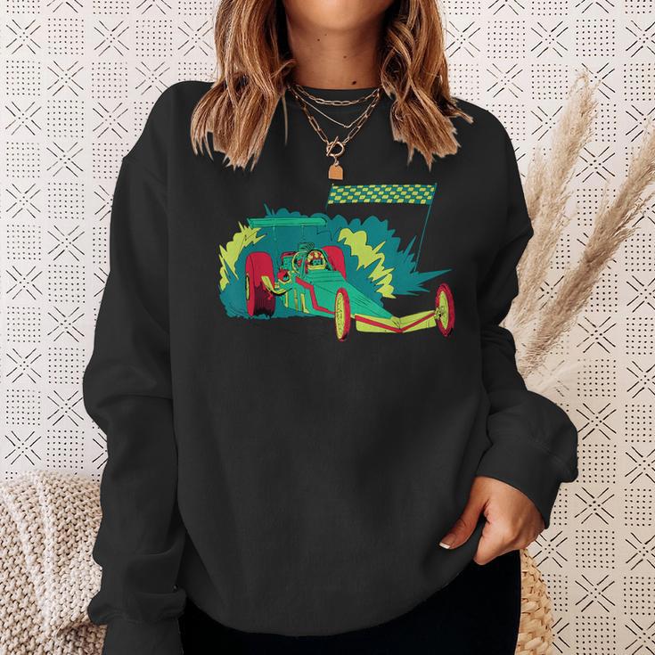 Racing Car Motorsport Drag Race Sweatshirt Gifts for Her