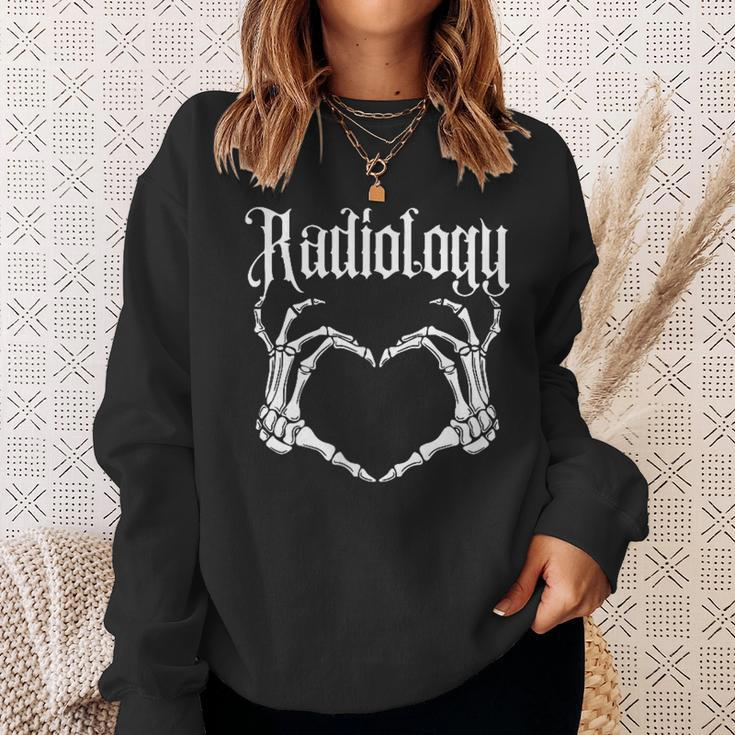 Rad Tech's Have Big Hearts Radiology X-Ray Tech Sweatshirt Gifts for Her