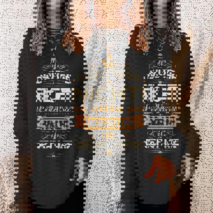 Recht Lustige Sprüche Männer Witzigen Sprüchen Herren Lustig Sweatshirt Geschenke für Sie