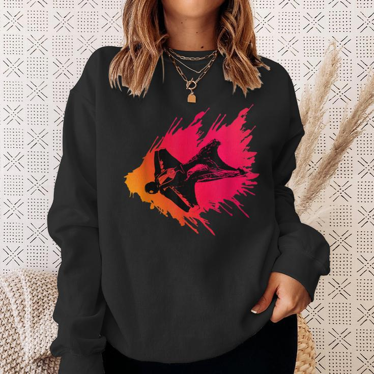 Red Flying For Wingsuit Lovers Sweatshirt Gifts for Her