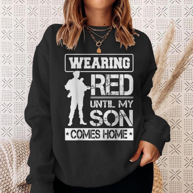 Red Friday For My Son Military Troops Deployed Wear Sweatshirt Gifts for Her