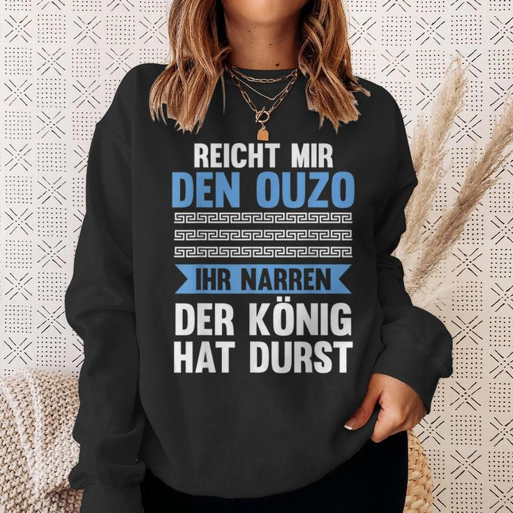 Reichet Mir Das Ouzo Reichet Mir Das Ouzo S Sweatshirt Geschenke für Sie