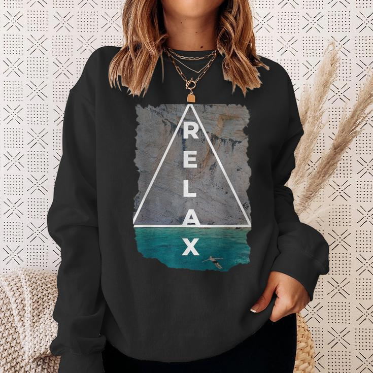 Relax For Summer Time Sweatshirt Gifts for Her