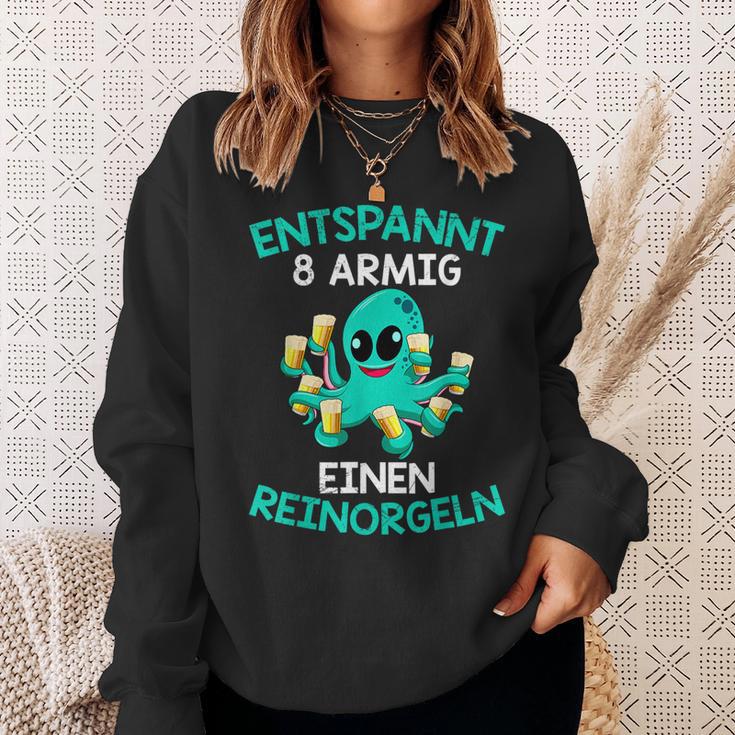 Relaxed Eight-Armed A Reinorgeln Saufen Party Malle Sweatshirt Geschenke für Sie